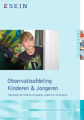 cover van folder Observatieafdeling kinderen en jongeren